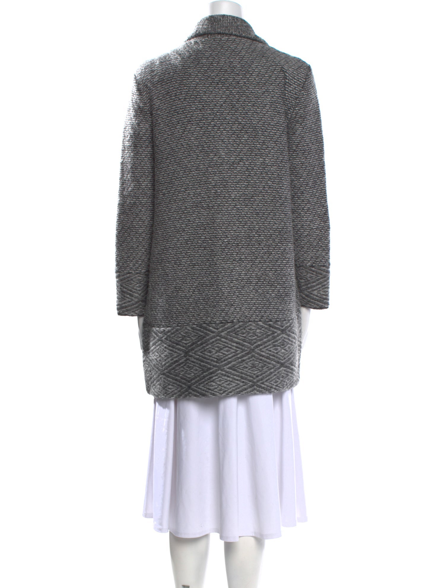 Joie Printed Open Front Sweater